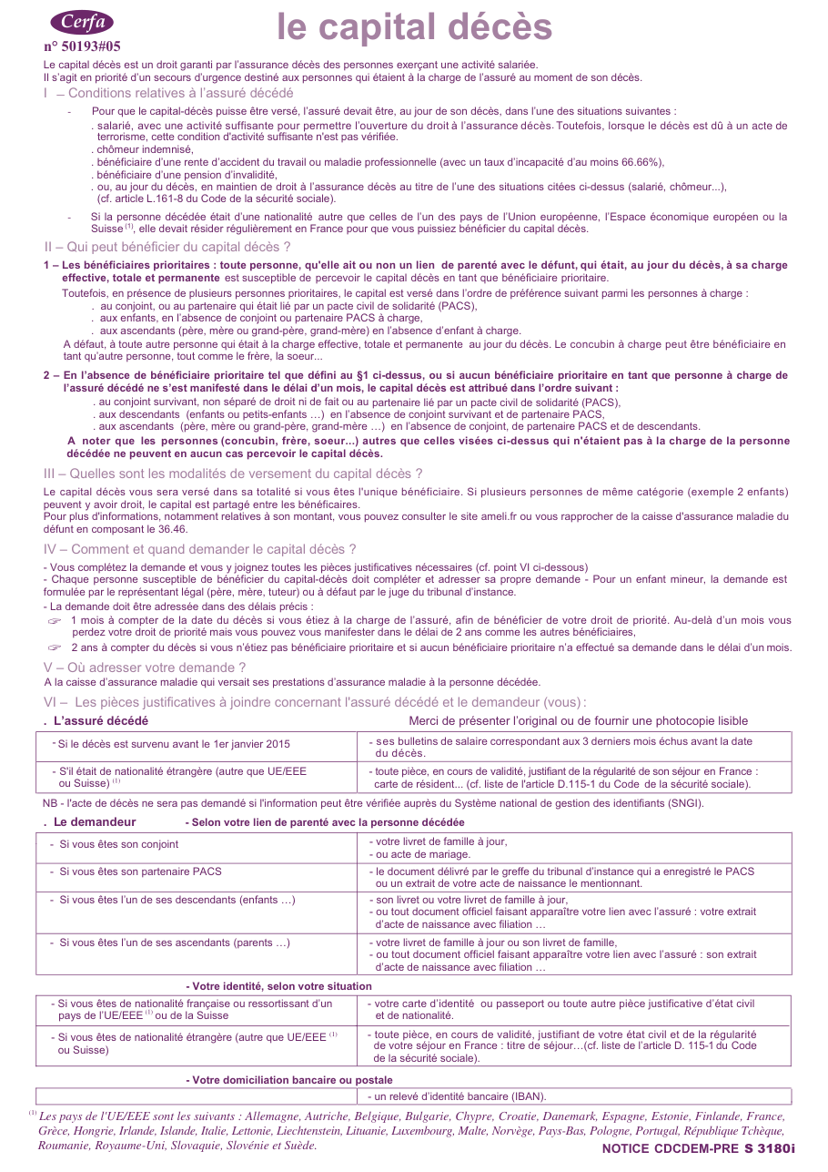 Page 1 du formulaire cerfa 10431 — Cerfa 10431